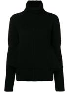 Antonio Berardi Ruffle Sleeve Sweater - Black