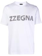 Z Zegna Logo T-shirt - White