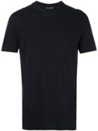Neil Barrett Round Double Neckline T-shirt, Men's, Size: Xl, Black, Cotton