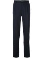 Brunello Cucinelli - Straight Leg Trousers - Men - Cotton/acetate/cupro/wool - 54, Blue, Cotton/acetate/cupro/wool