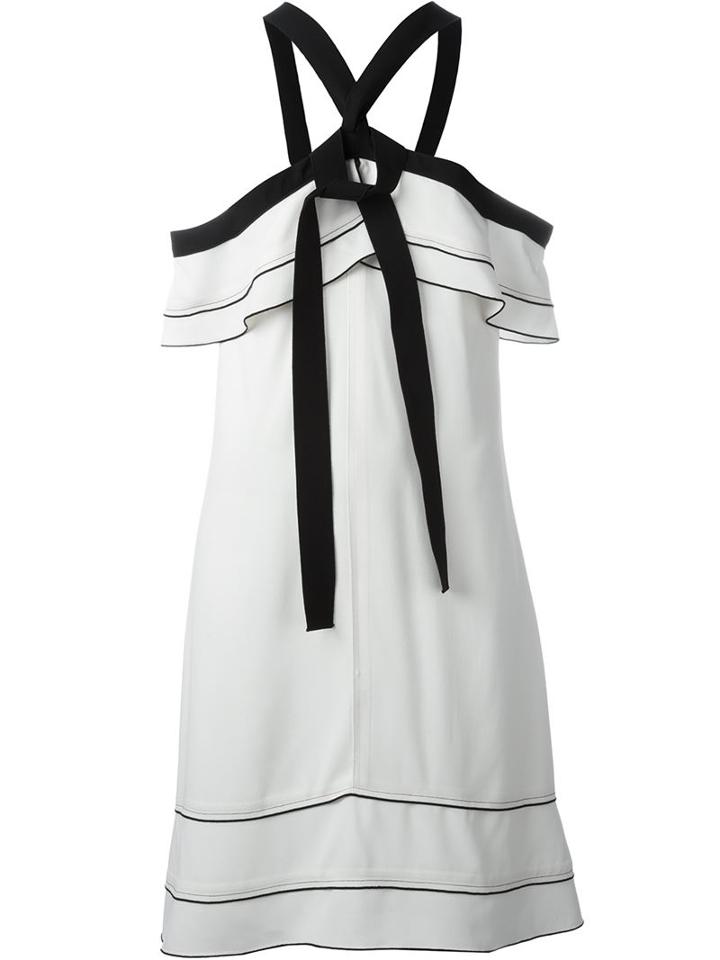 Proenza Schouler Off-shoulder Bow Dress