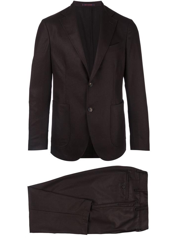 The Gigi 'angie' Suit, Men's, Size: 46, Brown, Wool