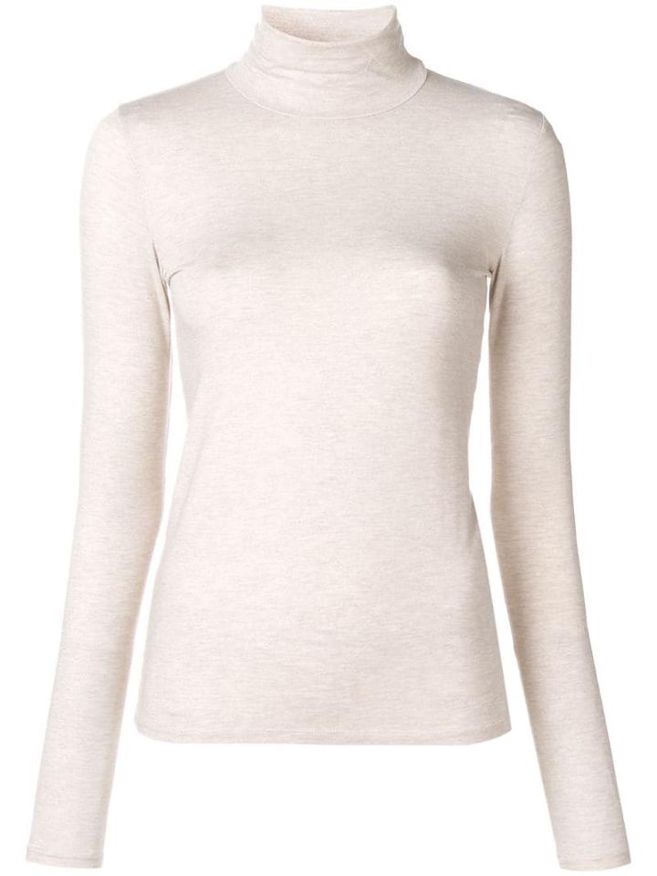 Majestic Filatures Slim Fit Jumper - Neutrals