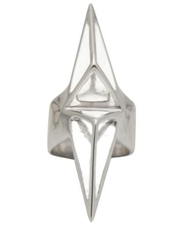 Moratorium Pyramid Ring, Women's, Size: 7, Metallic
