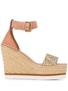 See By Chloé Glyn Wedge Sandals - Pink
