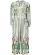 Temperley London Trelliage Shirt Dress - Green