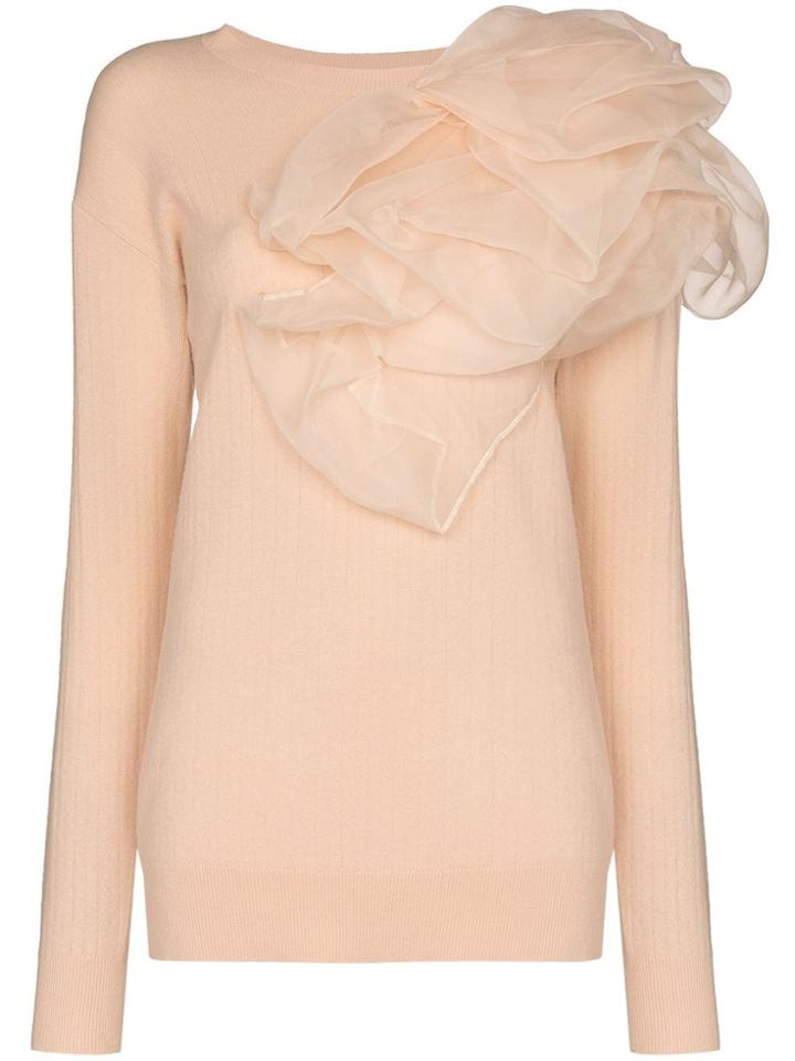 Sies Marjan Awa Ruffle Detail Jumper - Neutrals
