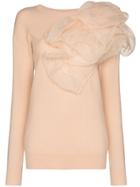Sies Marjan Awa Ruffle Detail Jumper - Neutrals