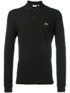 Lacoste Longsleeved Polo Shirt, Men's, Size: 4, Black, Cotton