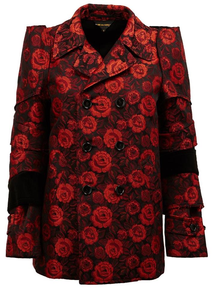 Comme Des Garçons Rose Print Jacket
