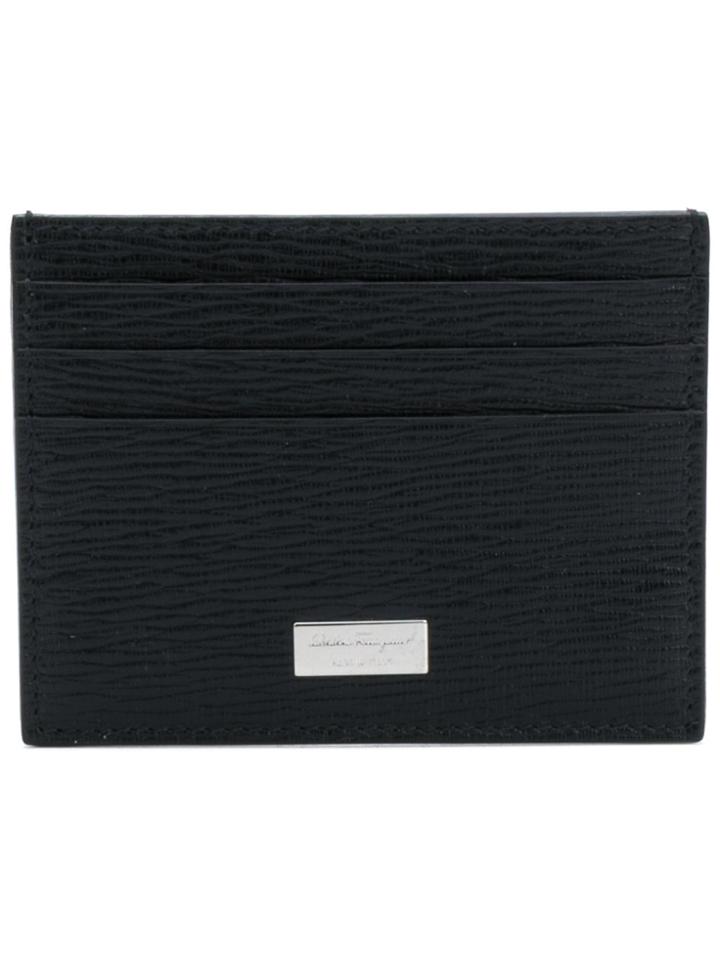 Salvatore Ferragamo Classic Logo Cardholder - Black