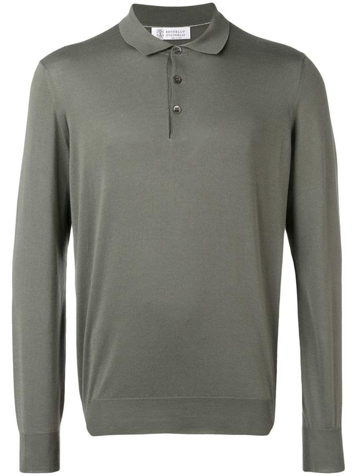 Brunello Cucinelli Classic Polo Shirt - Green