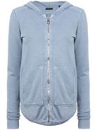 Atm Anthony Thomas Melillo Basic Zipped Cardigan - Blue