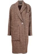 Ellery Single Breasted Coat, Women's, Size: 4, Brown, Mohair/wool/alpaca/polyimide