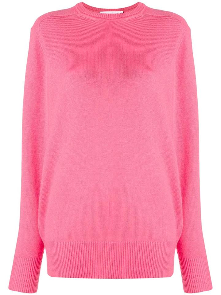 Victoria Beckham Fine Knit Sweater - Pink & Purple