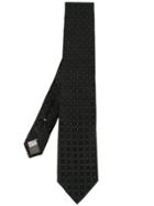 Canali Polka Dot Tie - Black