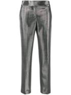 Ermanno Scervino Slim Metallic Trousers