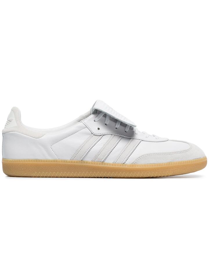 Adidas White Samba Recon Leather Sneakers