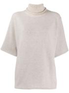 Fabiana Filippi Short-sleeved Jumper - Neutrals