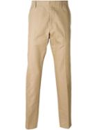 Valentino Straight Leg Trousers, Men's, Size: 50, Nude/neutrals, Cotton/polyamide