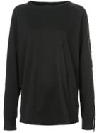 Baja East Tassel Sleeve Sweatshirt - Black