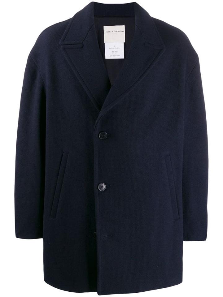 Stephan Schneider Mill Single-breasted Jacket - Blue