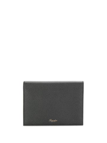 Pineider Bi-fold Logo Cardholder - Black