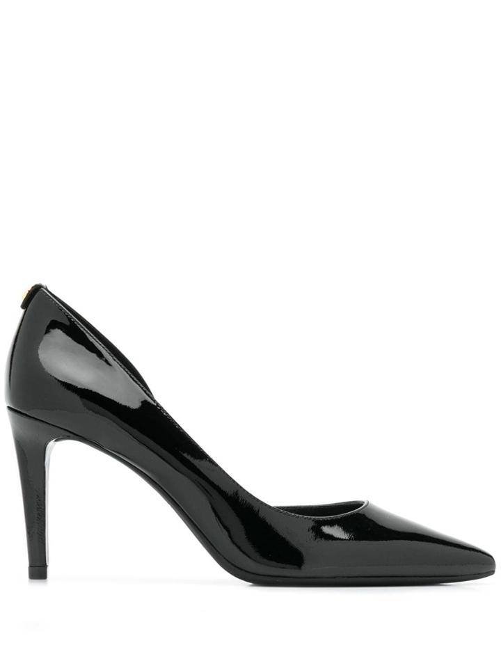 Michael Michael Kors Varnished Stiletto Pumps - Black