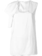 Victoria Victoria Beckham Draped Bow Tank Top - White
