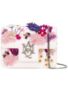 Alexander Mcqueen - Mini Insignia Satchel - Women - Leather/other Fibres - One Size, White, Leather/other Fibres