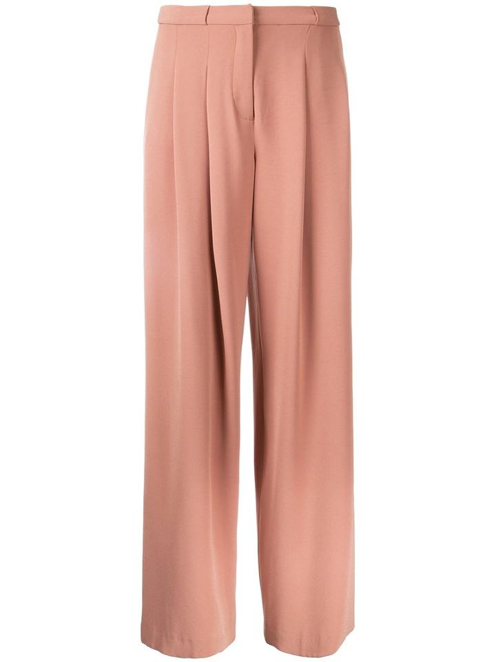 Bianca Spender Crepe Viceroy Trousers, Women's, Size: 10, Nude/neutrals, Cellulose