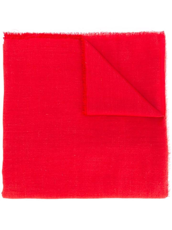 Faliero Sarti 'sheila' Scarf, Women's, Red, Virgin Wool/silk