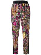 3.1 Phillip Lim Floral Print Jogger Pants, Women's, Size: 6, Viscose/spandex/elastane/silk