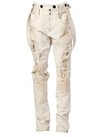 Faith Connexion Distressed Suspender Trousers