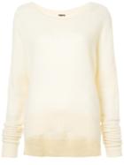 Adam Lippes High Low Hem Jumper - Yellow & Orange