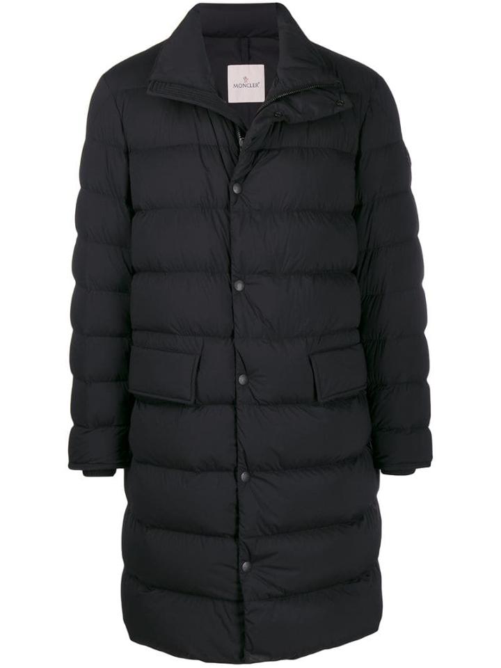 Moncler Padded Mid-length Coat - Black