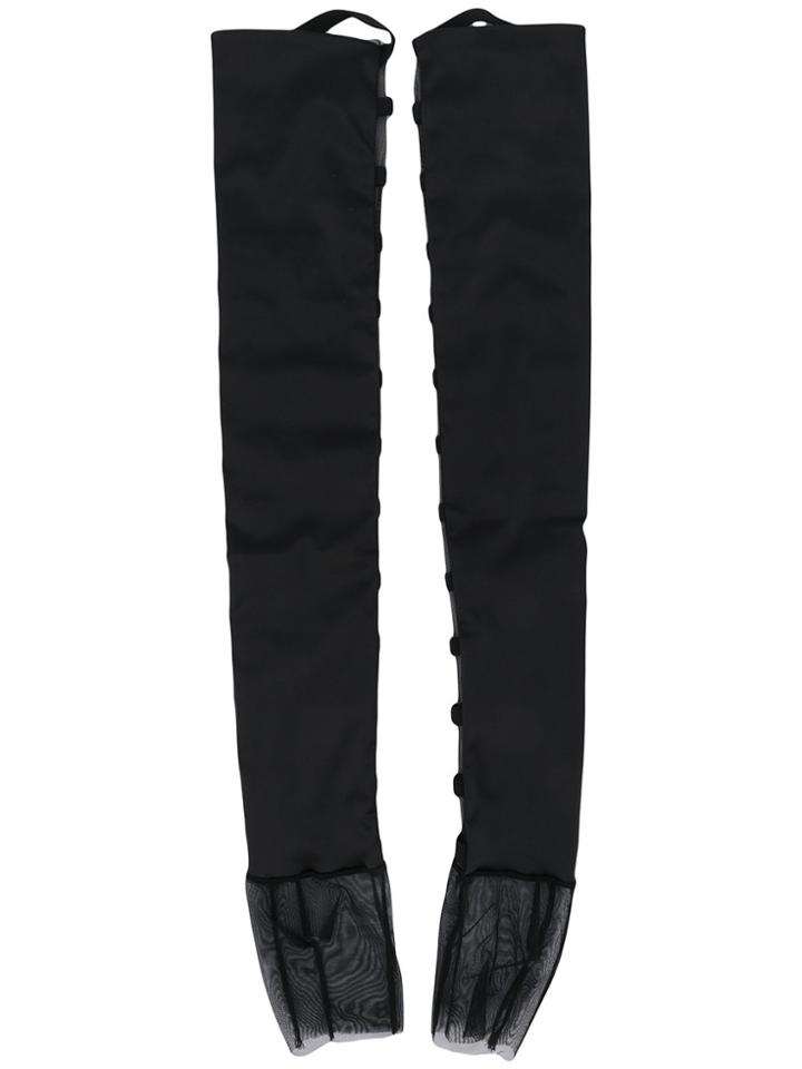 Murmur Belted Gloves - Black
