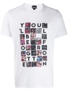 Just Cavalli Graphic Print Crewneck T-shirt - White