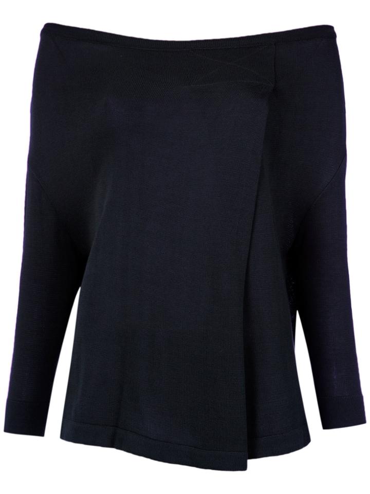 Gloria Coelho Knit Blouse - Blue