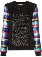 Mary Katrantzou Magpie Sequinned Sweater - Black