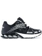 Plein Sport Leather-appliquéd Sneakers - Black