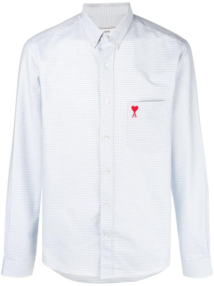 Ami Alexandre Mattiussi Ami De Caur Shirt - Blue