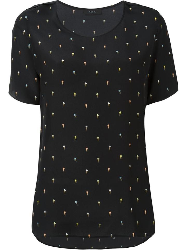 Paul Smith Black Label Ice Cream Print Top