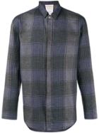 Stephan Schneider Oversized Check Shirt - Blue