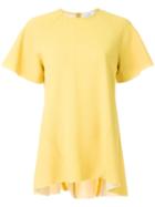 Rebecca Vallance 'breakers' Oversized T-shirt, Women's, Size: 12, Yellow/orange, Polyurethane