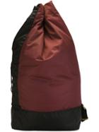 Marni Oversized Backpack, Red, Nylon 12/leather