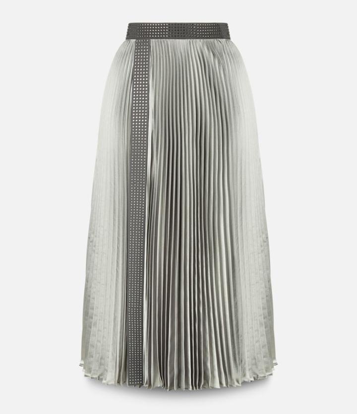 Christopher Kane Pleated Skirt With Crystal