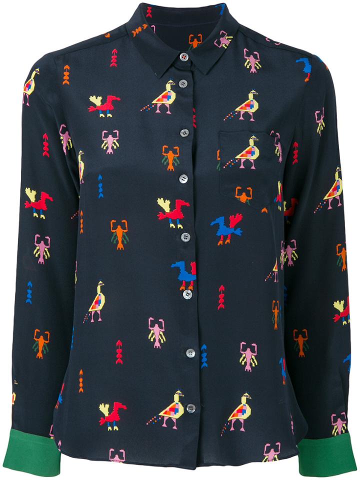 Chinti & Parker Aztec Print Shirt - Blue
