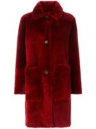 Desa 1972 Buttoned Coat - Red