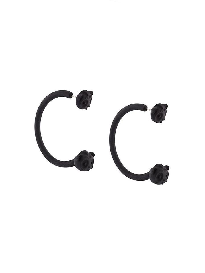 Nicopanda 'nico Captive' Hoop Earrings, Women's, Black